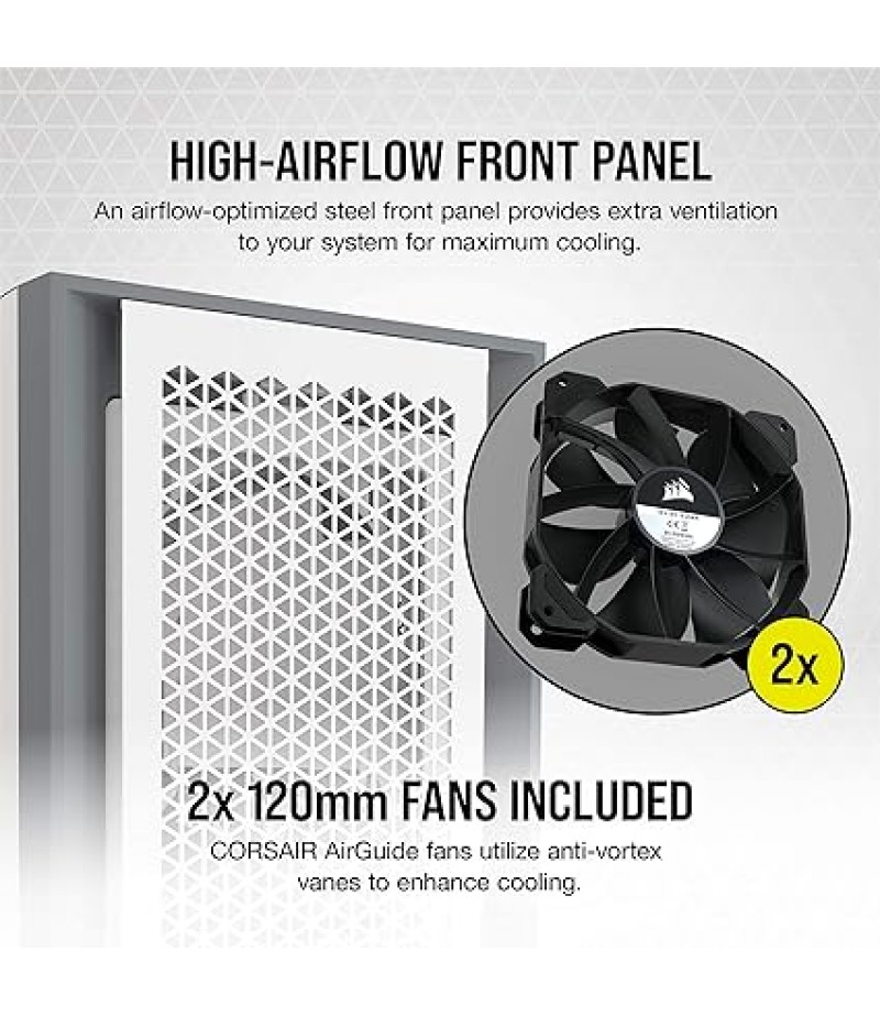 Corsair 5000D AIRFLOW Midi Tower White | CC-9011211-WW