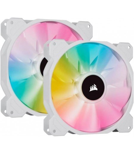 CORSAIR SP Series, White SP140 RGB ELITE, 140mm RGB LED Fan | CO-9050139-WW