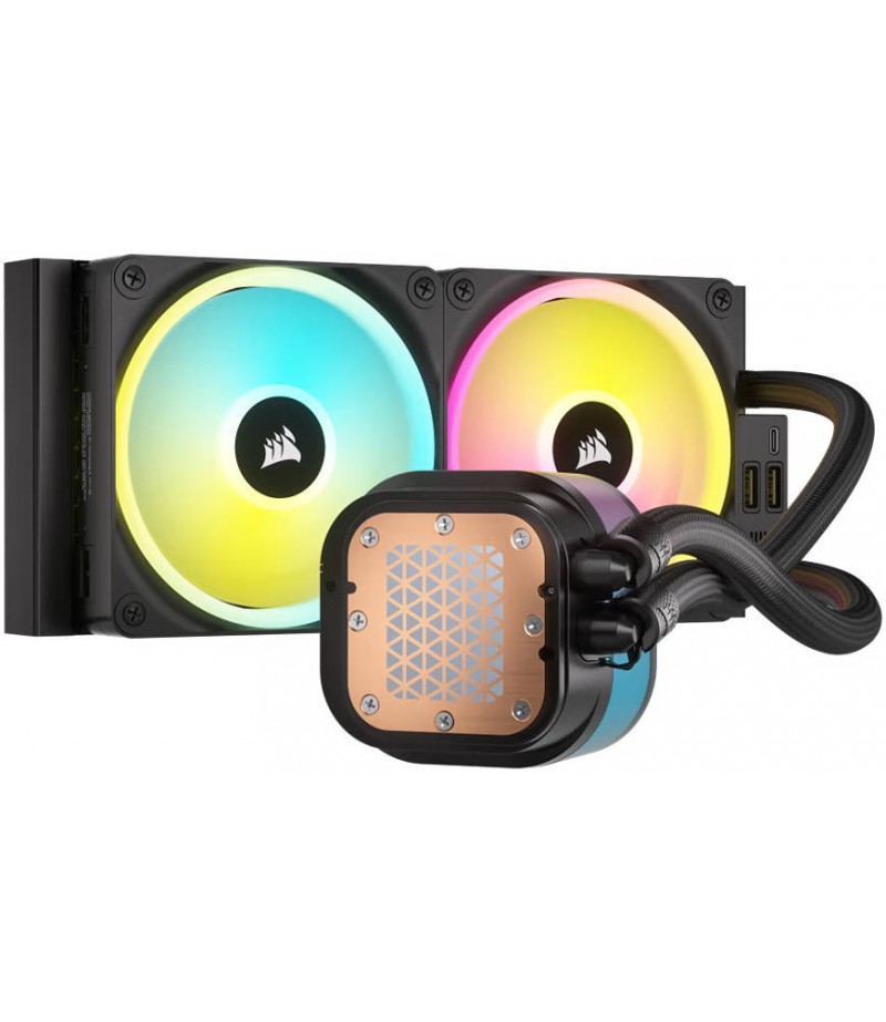 CORSAIR iCUE LINK H100i RGB AIO 240mm Radiator Liquid CPU Cooler | CW-9061001-WW