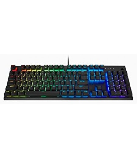 Corsair K60 Rgb Pro Mechanical Gaming Keyboard Cherry Keyswitches Durable Aluminum Frame Customisable Per Key Backlighting, Black | CH-910D019-NA