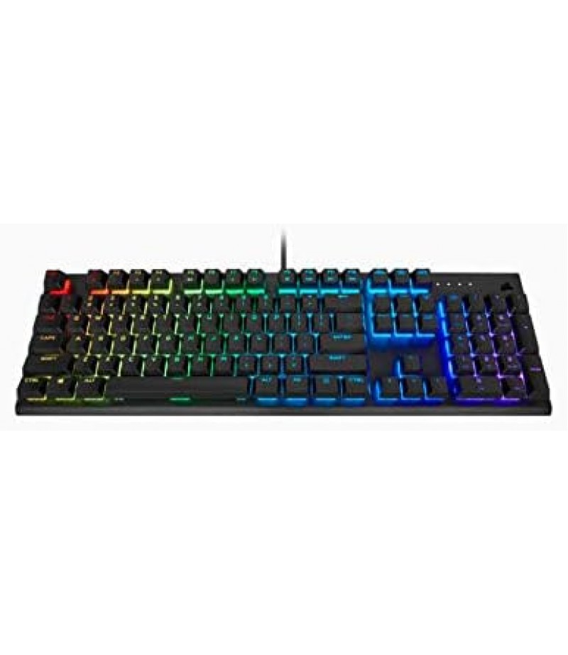 Corsair K60 Rgb Pro Mechanical Gaming Keyboard Cherry Keyswitches Durable Aluminum Frame Customisable Per Key Backlighting, Black | CH-910D019-NA