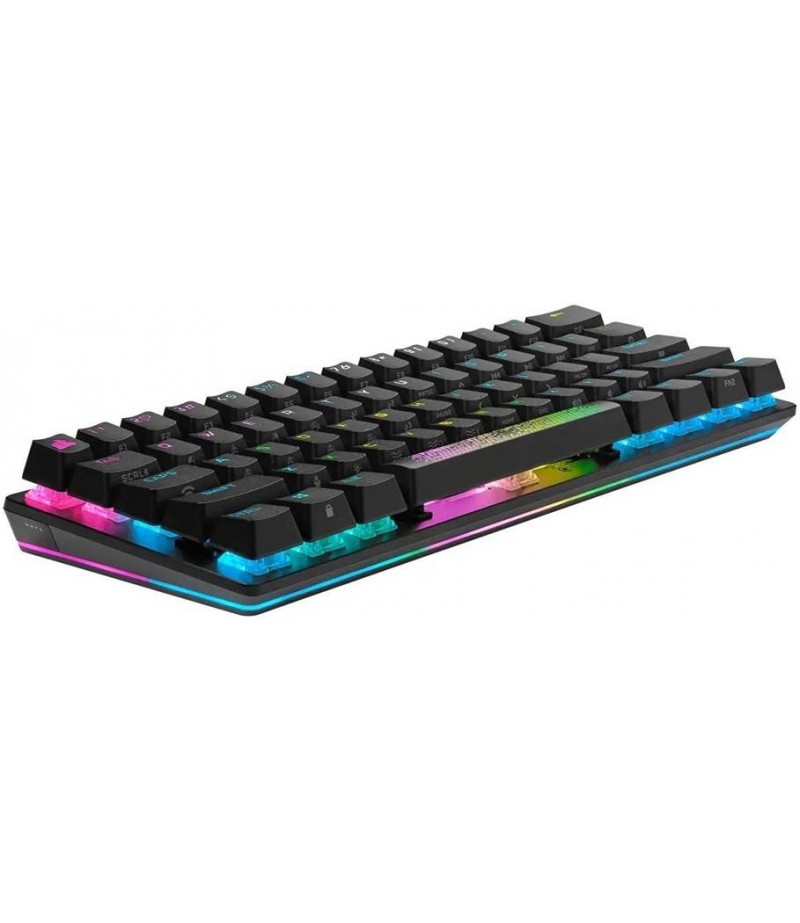 Corsair K70 RGB Pro Mini Wireless Mechanical Gaming Keyboard, Swappable Cherry MX Switches, PBT Double Shot Keycaps, For PC / Mac / Mobile / Playstation, English Layout, Black | CH-9189010-NA