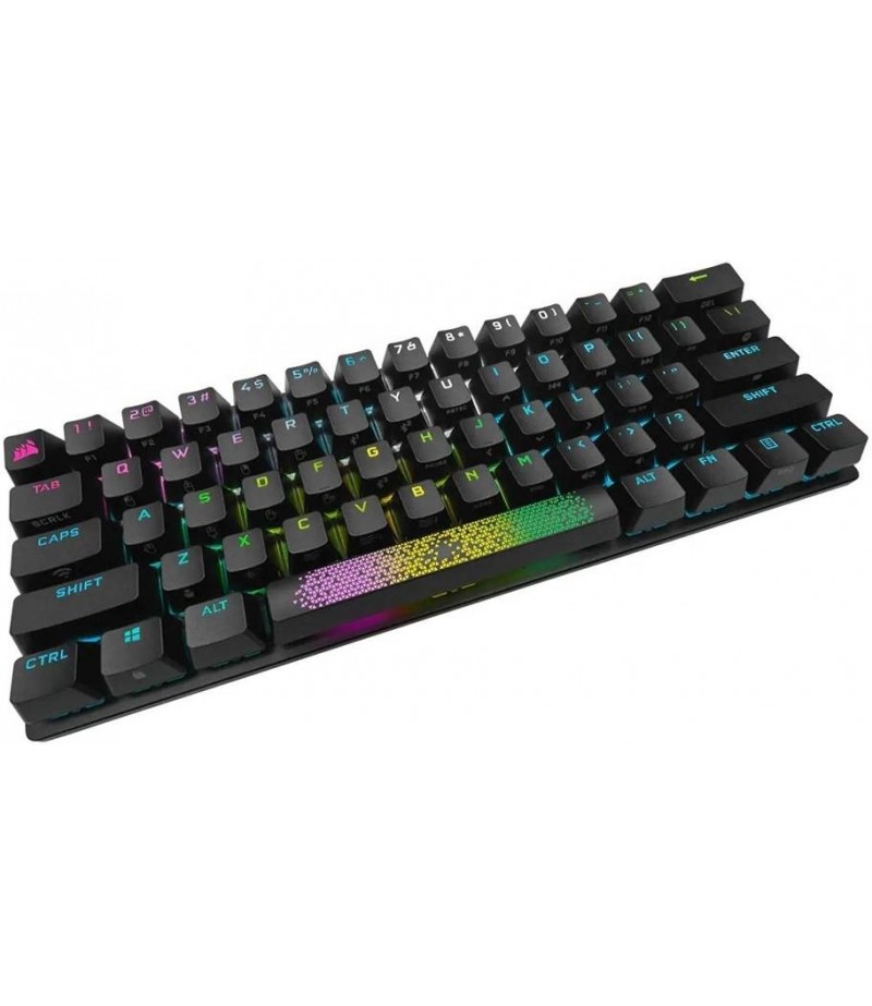 Corsair K70 RGB Pro Mini Wireless Mechanical Gaming Keyboard, Swappable Cherry MX Switches, PBT Double Shot Keycaps, For PC / Mac / Mobile / Playstation, English Layout, Black | CH-9189010-NA