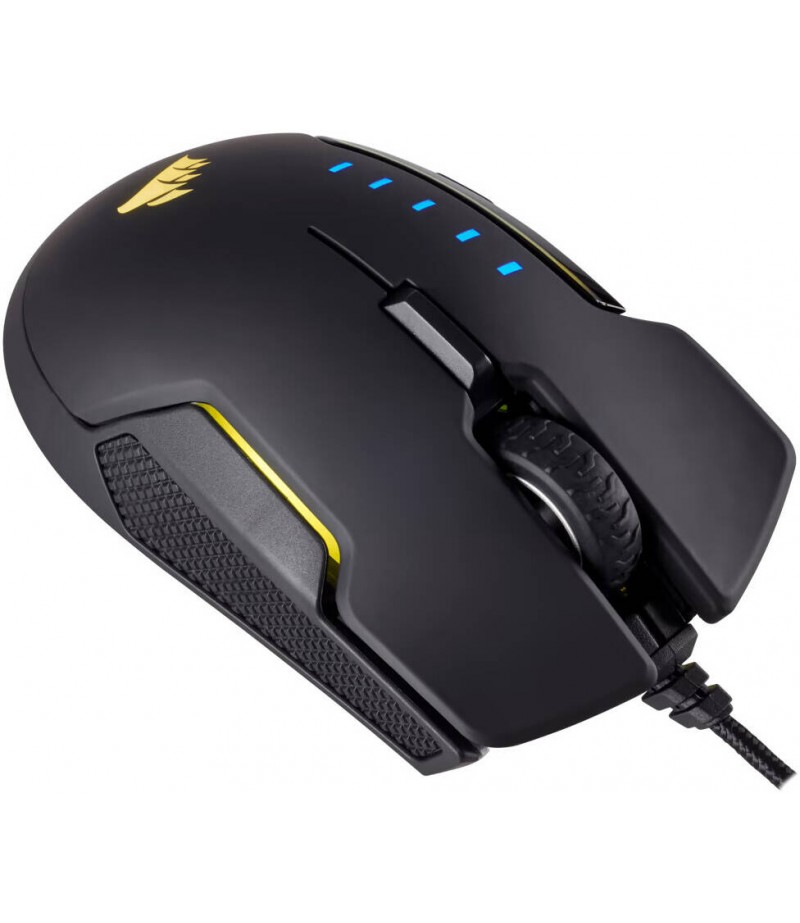 Corsair GLAIVE RGB Wired Gaming Mouse, Aluminum | CH-9302111-NA