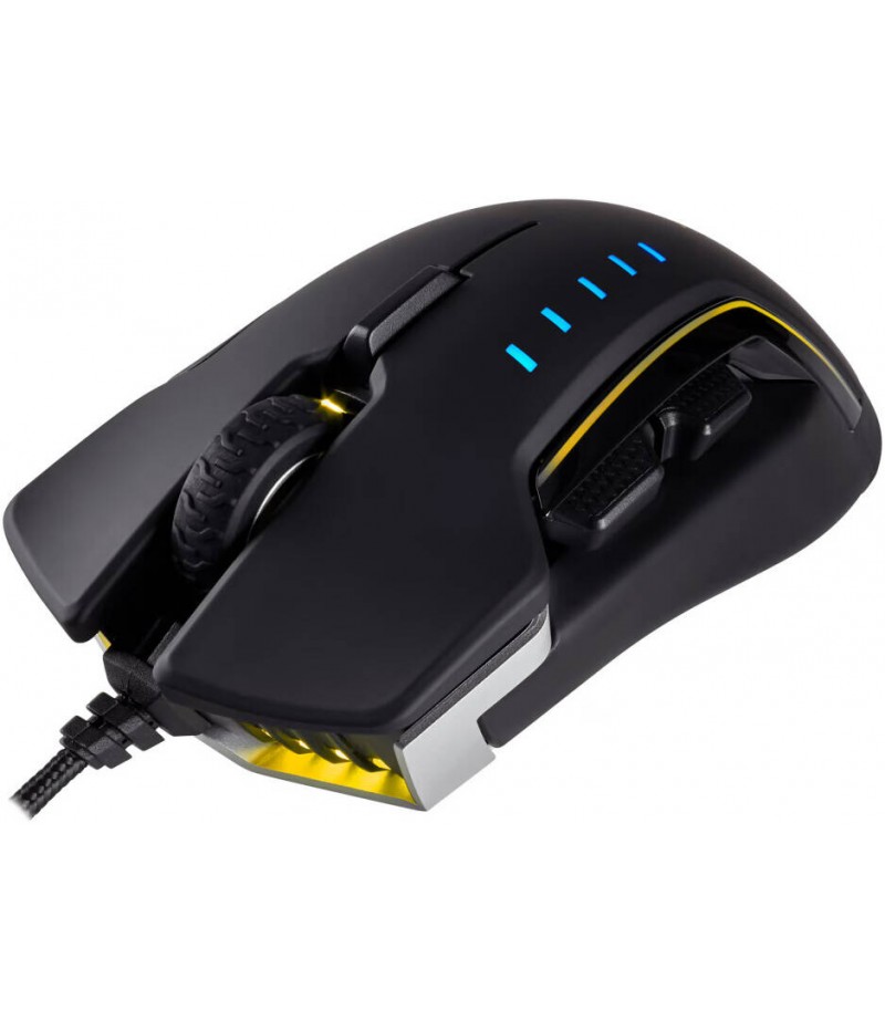 Corsair GLAIVE RGB Wired Gaming Mouse, Aluminum | CH-9302111-NA