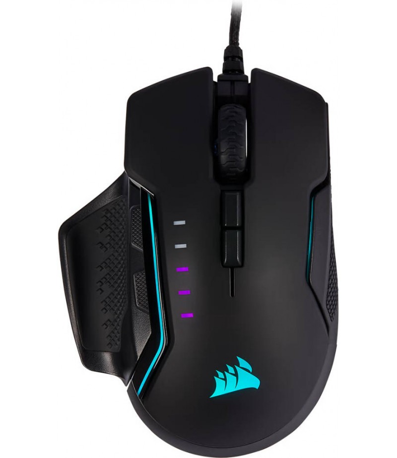 Corsair GLAIVE RGB PRO Wired Gaming Mouse, Aluminum | CH-9302311-NA