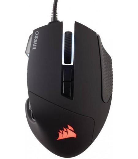 Corsair Scimitar RGB Elite, MOBA/MMO Gaming Mouse, Backlit RGB LED, 18000 DPI, Optical - Black | COR-MS-SCIMITAR-ELITERGB-BLK | CH-9304211-EU