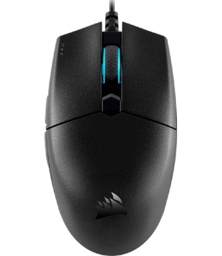 Corsair Katar Pro Ultra-Light Wired Gaming Mouse, 6 Prog Buttons, 12400 DPI, Optical Sensor, 2 Zone RGB Backlighting, Supported in iCUE, Black | CH-930C011-NA