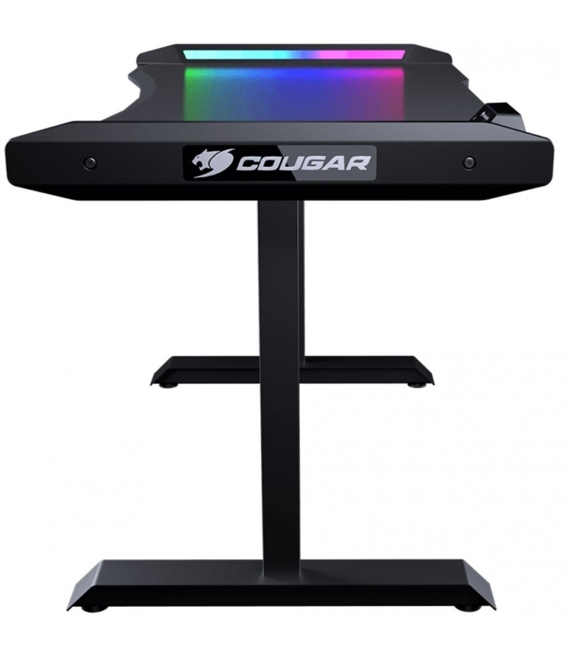 Cougar Mars 120 Gaming Desk, USB 3.0 (1), USB 2.0 (1), 3.5mm Audio Jack (2) RGB Button - Black | 3M1201WB.0001