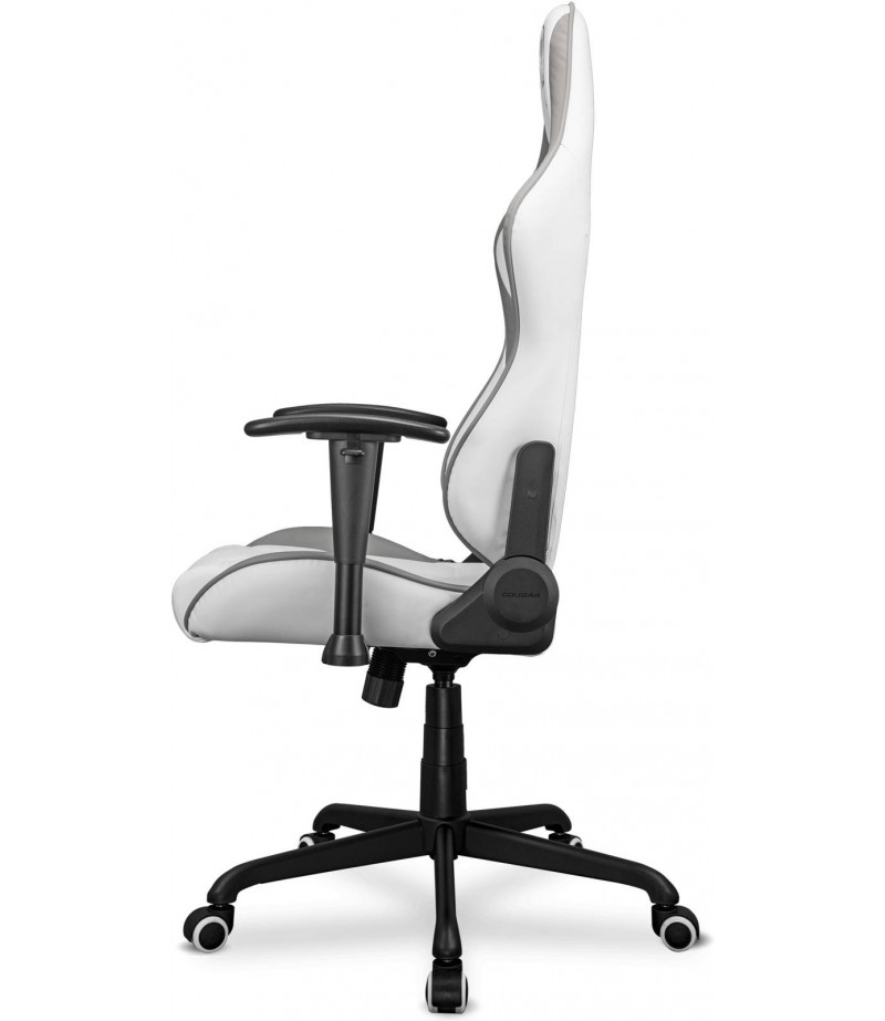 COUGAR Armor Elite Gaming Chair, Premium PVC Leather, 2D Armrest, Piston Height Adjustment, Class 4 Gas Lift Cylinder, 160° Reclining, Up to 120Kg Max Load, White- CG-CHAIR-ARMOR-ELITE-WHT | 3MELIWHB.0001