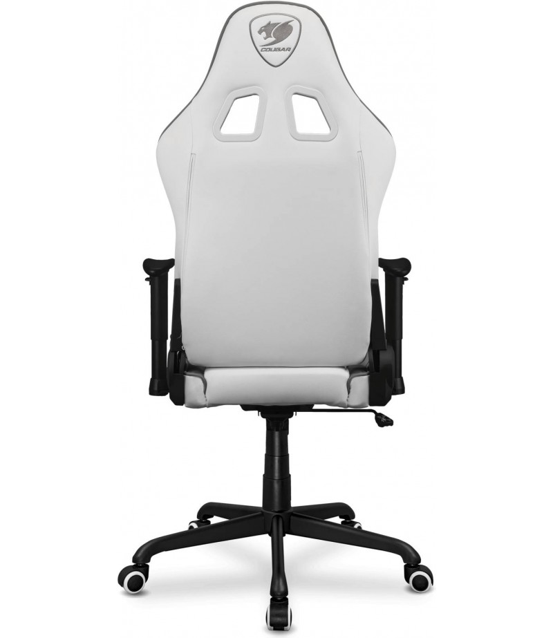 COUGAR Armor Elite Gaming Chair, Premium PVC Leather, 2D Armrest, Piston Height Adjustment, Class 4 Gas Lift Cylinder, 160° Reclining, Up to 120Kg Max Load, White- CG-CHAIR-ARMOR-ELITE-WHT | 3MELIWHB.0001