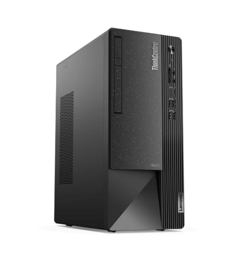 LENOVO ThinkCentre neo 50t Intel Core i3-12100 Processor, 4GB RAM, 1TB HDD, DVD±RW, DOS, English Arabic Keyboard