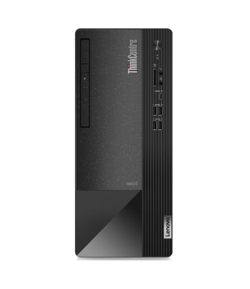 LENOVO ThinkCentre neo 50t Intel Core i3-12100 Processor, 4GB RAM, 1TB HDD, DVD±RW, DOS, English Arabic Keyboard