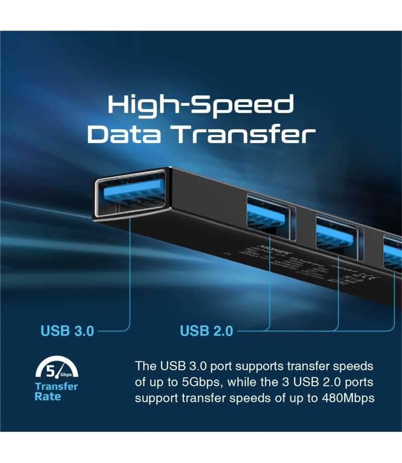 Promate Litehub-4 4-IN-1 Multiport USB C