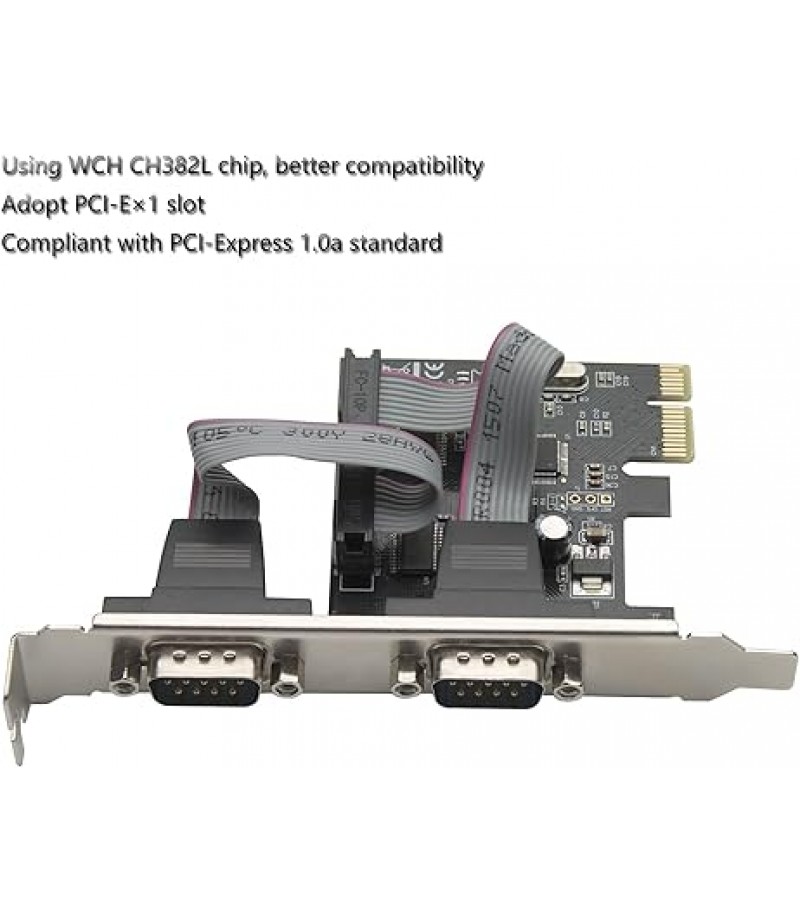 HAYSENSER HY-CH3282L PCIE 1X TO 2 SERIAL CARD