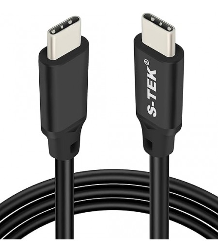 S-TEK [5M/16Ft] USB C to USB C Cable 100W (20 Gbps)