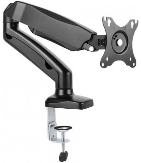 SKILL TECH SH130 C012 Single Monitor Pole-Mounted Gas Spring Monitor Arm