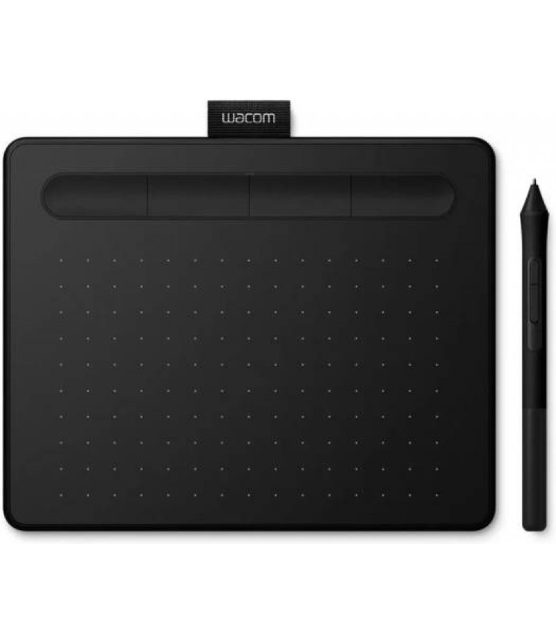 Wacom Intuos Small Creative Pen Tablet, Manga Edition, Wireless & BT Connectivity, 4 Programmable ExpressKeys, 4,096 Pen Sensitivity, Windows, Mac & ChromeOS Compatible, Black | CTL-4100WLK-M