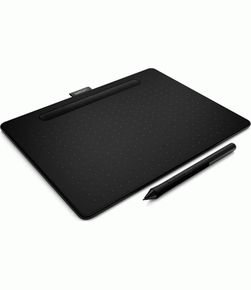 Wacom Intuos M Bluetooth Creative Pen Tablet – (Medium, Black) | CTL-6100WLK-N