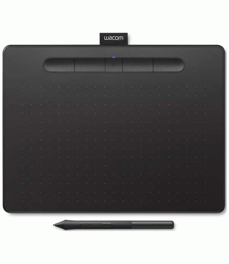 Wacom Intuos M Bluetooth Creative Pen Tablet – (Medium, Black) | CTL-6100WLK-N