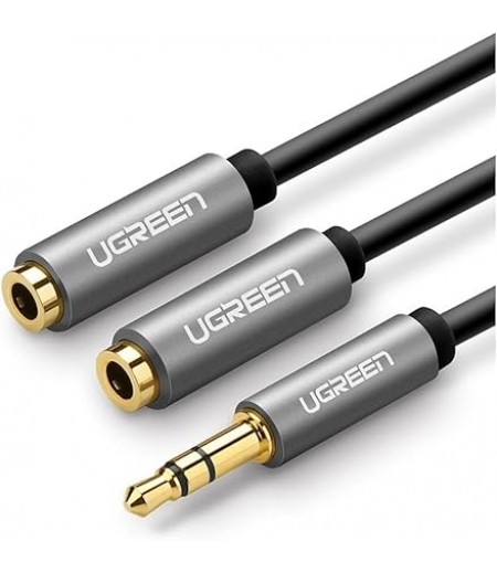 UGREEN 10532B 3.5mm  Audio Splitter Cable 20cm - Black