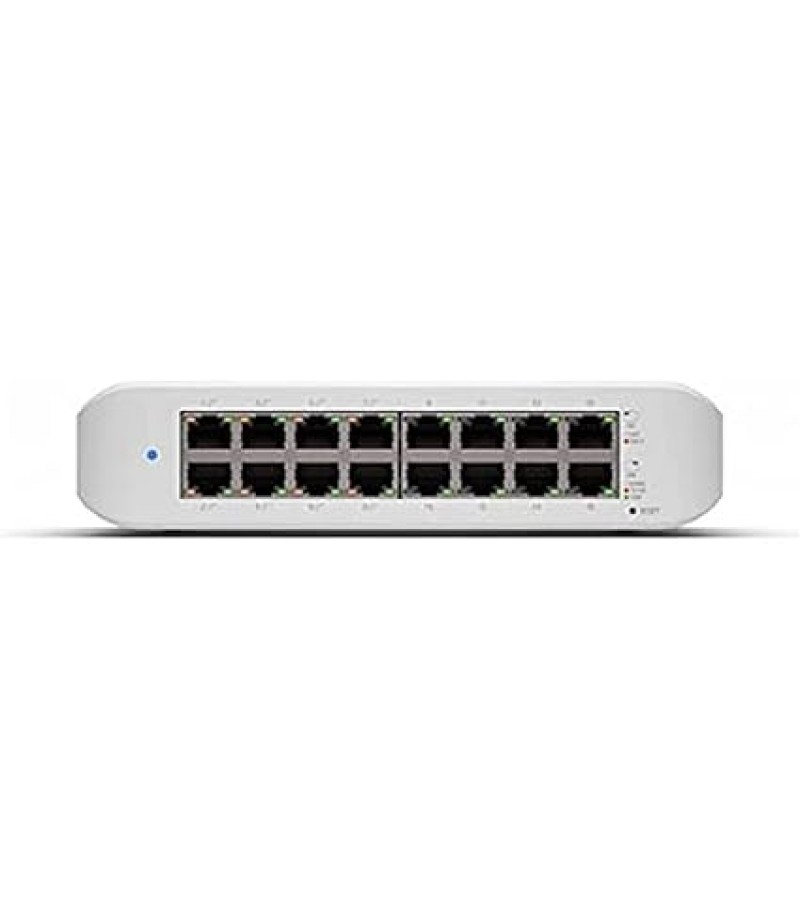 Ubiquiti Networks Unifi Usw-Lite-16-Poe | Switch Lite 16 Rj45 Ports | 802.3A T Poe+ | Smb Layer 2 Poe Gigabit Ethernet Switch | - White