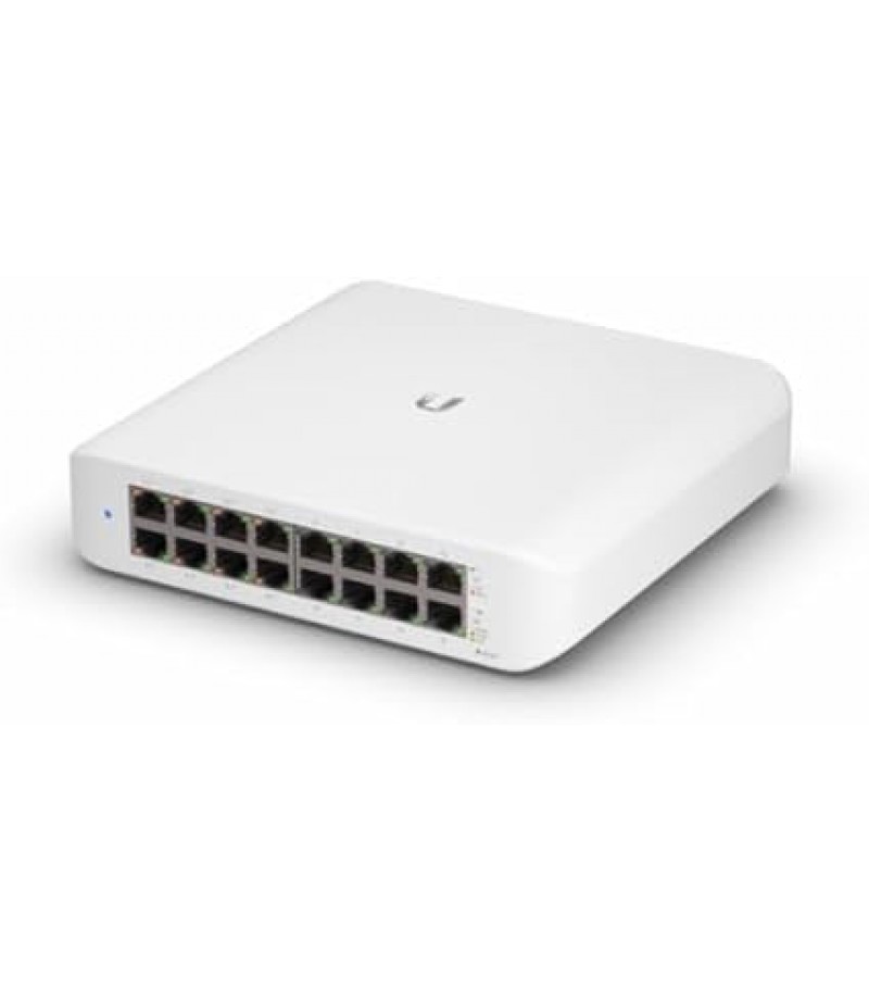 Ubiquiti Networks Unifi Usw-Lite-16-Poe | Switch Lite 16 Rj45 Ports | 802.3A T Poe+ | Smb Layer 2 Poe Gigabit Ethernet Switch | - White